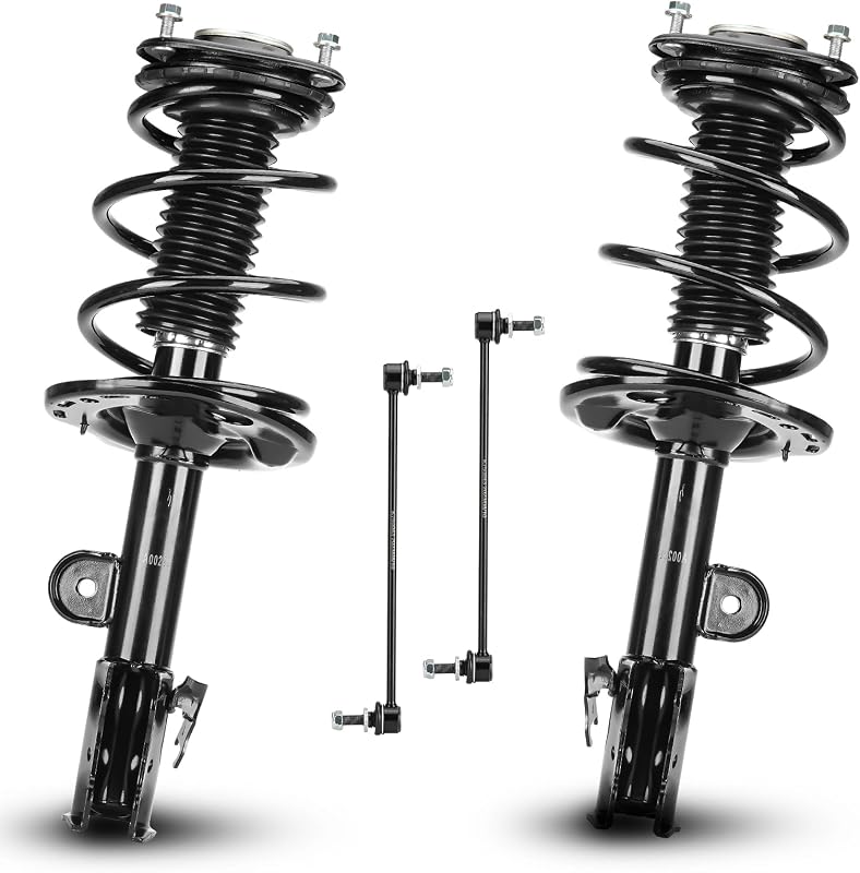 Kit de Amortecedores Dianteiros e Bieletas da Barra Estabilizadora Youxmoto para Toyota RAV4 2.4L e 2.5L 2006 a 2012 – 4 peças