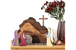Easter Scene Wooden Decoration