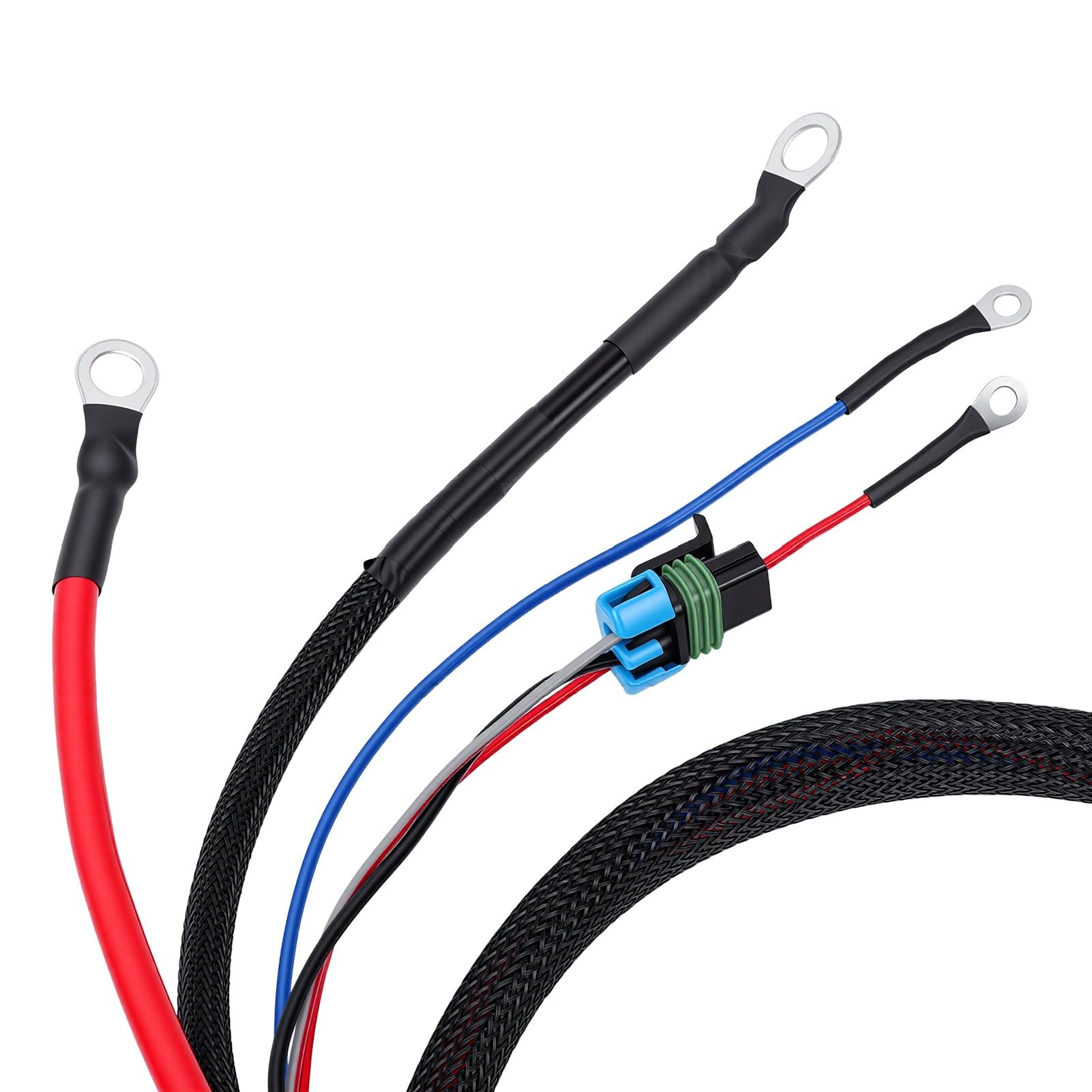 Keenso Arnés de Cables Apto para Equipos El Arnés de Cables Tejido de Alta Resistencia Se Conecta de Manera Eficiente para la Construcción 1 X Unidad