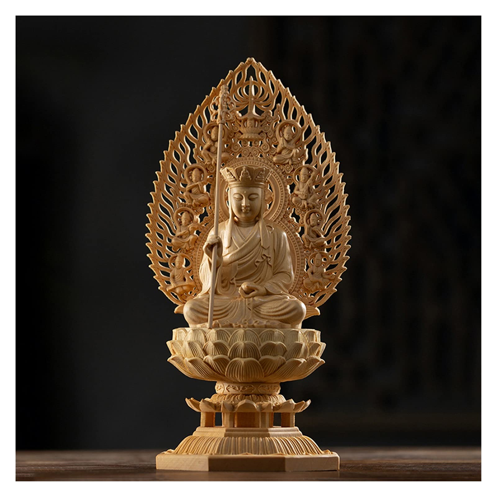 Amazon｜仏像装飾ホーム仏像彫刻KSITIGARBHA SAKYAMUNI GUANYIN