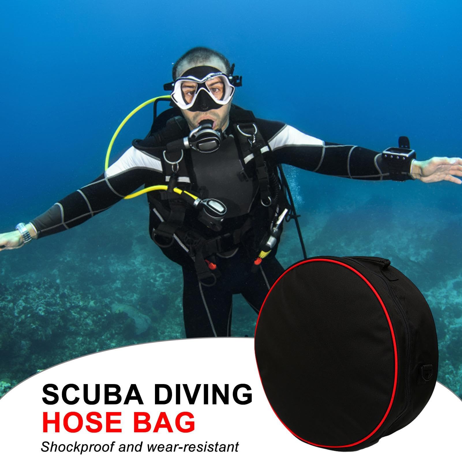Snorkeling Snorkeling, Borsa Regolatore Scuba - Custodia Protettiva Dimmer Portatile | Snorkeling Accessors Di Conservazione, Design Cerniera Con Tracolla Desmon