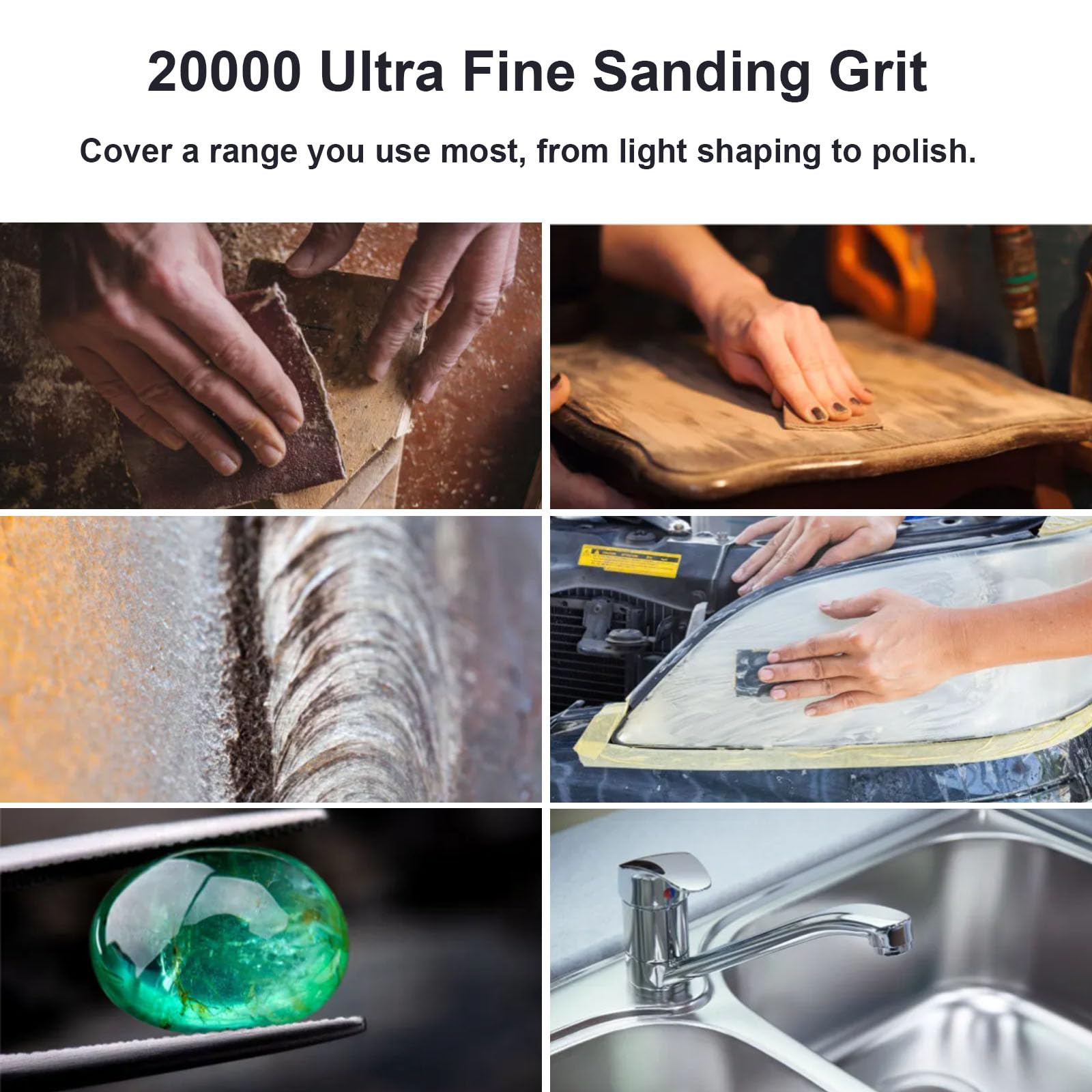 Extra Fine Sand Paper 120 To 20000 High Grit, 22 PCS Lesotho - View #3