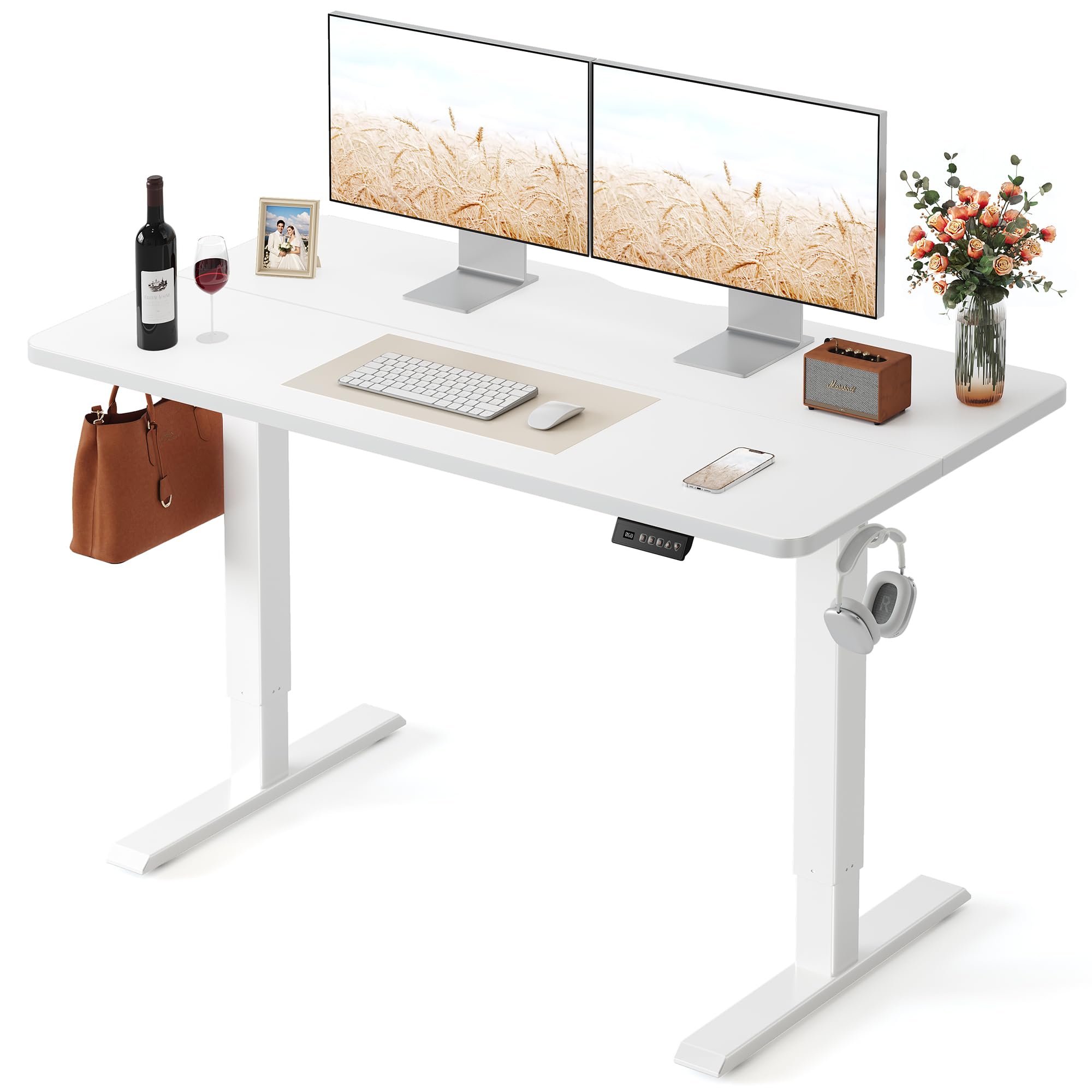 FEZIBO Inchs Electric Standing Desk Height Adjustable