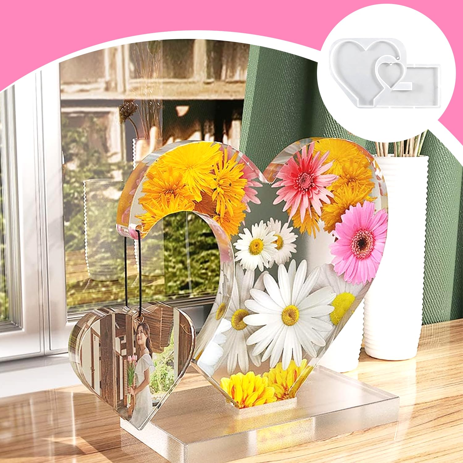 Moules En Résine Époxy Moule Cadre Photo En Silicone Pour