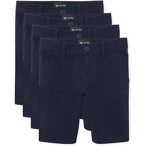 The Children's Place Girls' Chino Shorts, 4 Pack