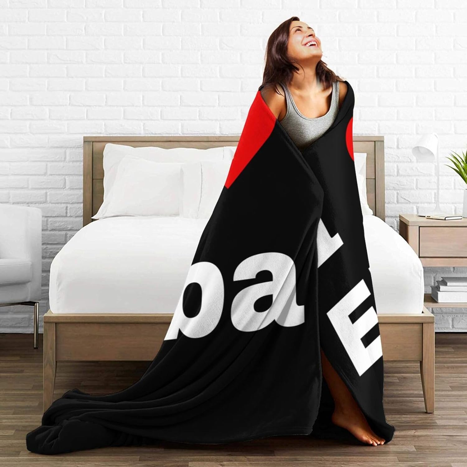 I Love Elba Throw Blanket for Couch Bed Sofa Super Soft Cozy Throw Blanket 80"x60" Blankets