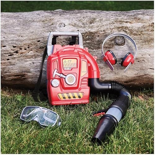 Miniatura 2 de Kidoozie Just Imagine - Soplador de hojas para jugar al aire libre. Incluye gafas y accesorios para orejeras. Para niños a partir de 3 años