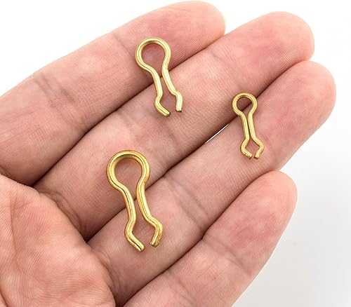 Miniatura 4 de Dr.Fish Ojos de plomada de latón para molde de peso de plomo, ojales de plomada del tamaño de EE. UU. para plomada casera