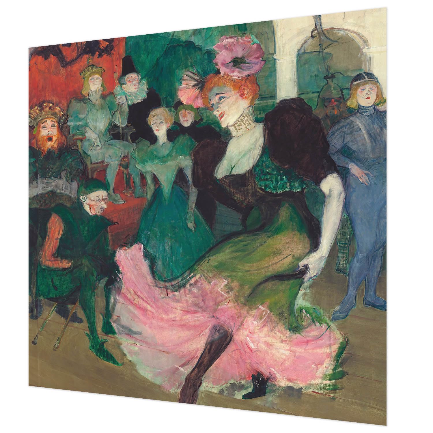 Papier peint intissé 250x250 cm danse de salon avec colle incluse pour déco murale de salon