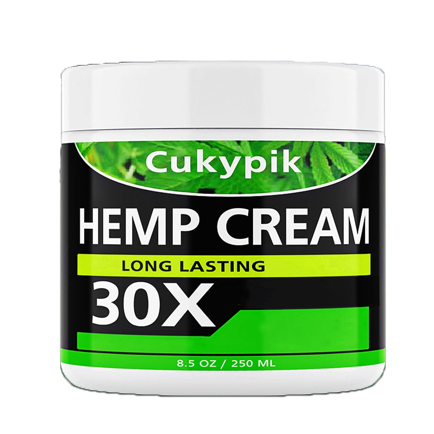 Hemp Cream 8.5oz, Natural Soothing Topical Cream, with Arnica,MSM, Turmeric, Menthol, Aloe