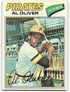 1977 Topps Al Oliver Pittsburgh Pirates card