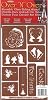 Armour Over n Over Reusable Glass Etching Stencil ~ Cookies for Santa