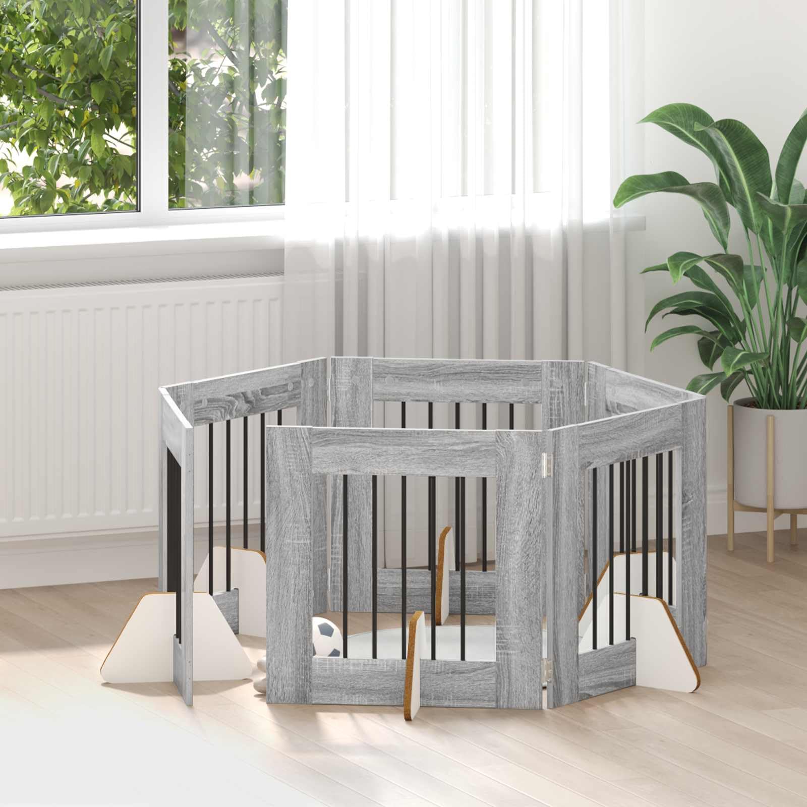 Barrière intérieure en acier galvanisé durable pour chiens