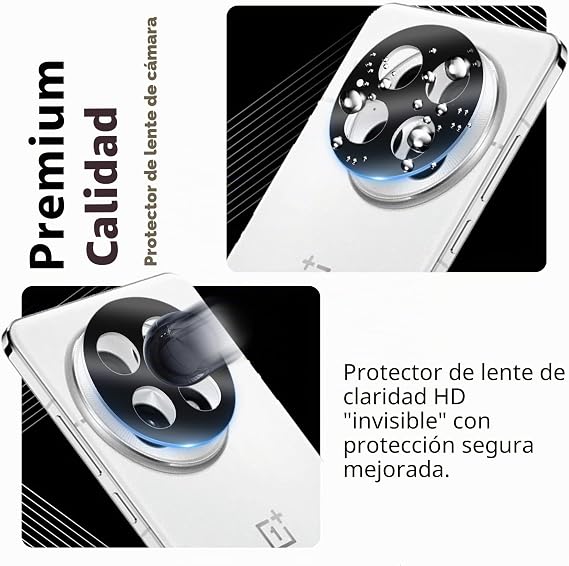 V-PORYADKU Screen Protector for OnePlus 13 5G, Tempered Glass Film 2 Pieces+ Camera Lens Protector 2 Pieces, 9H Hardness, Anti-Fingerprint, HD Clear, Bubble-Free, Anti-Scratch