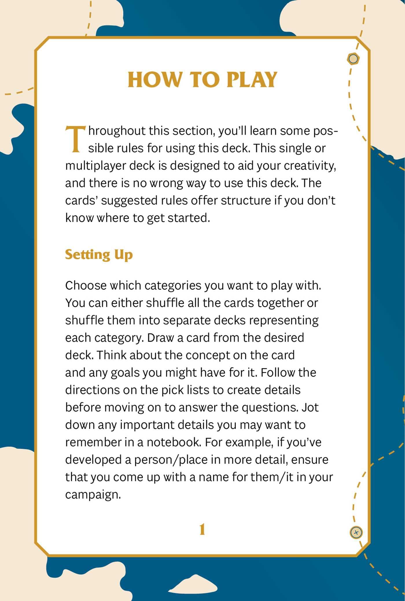 The Ultimate RPG Worldbuilding Deck: 75 Cards to Create and Customize Your Own Game World