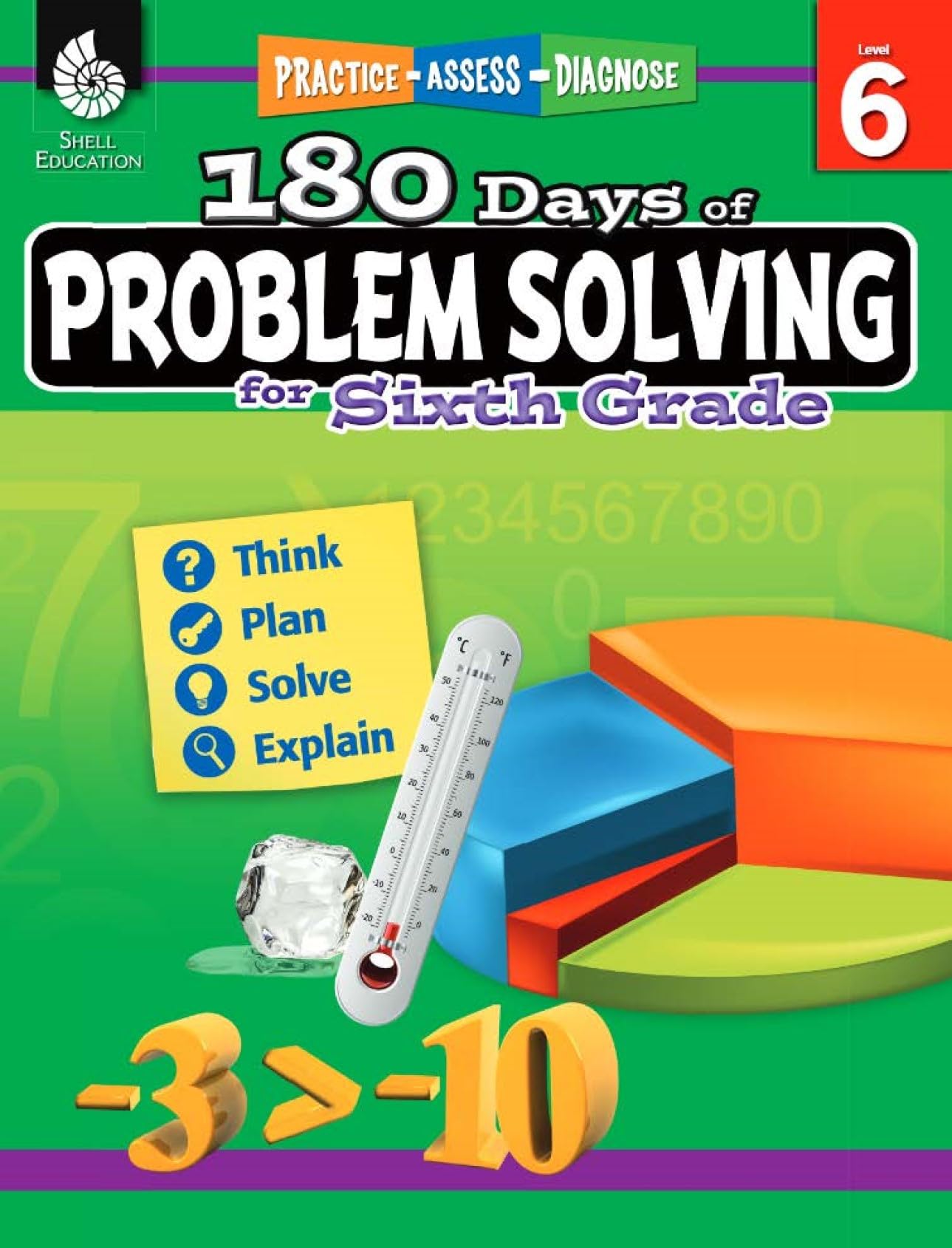 180 Days of Problem Solving for Sixth Grade - Build Math Fluency with this 6th Grade Math Workbook (180 Days of Practice)