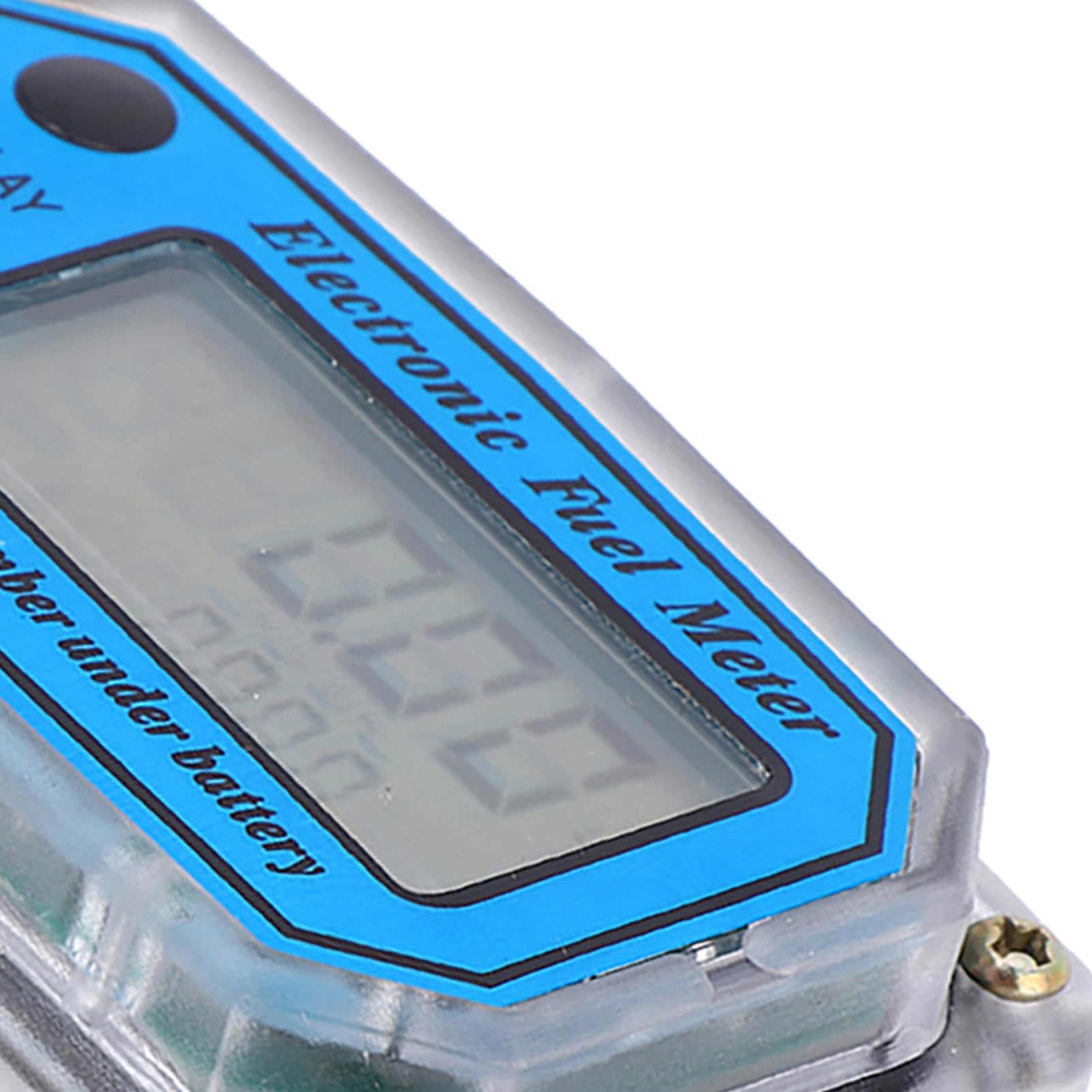 15-120L 1 "NPT Medidor de Flujo de Turbina Digital Medidor de Flujo de Combustible Diesel Medidor de Flujo de Combustible de Aceite Diesel Medidor de Gasolina(Azul)