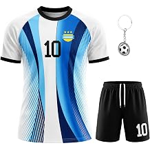 Boys Soccer Jerseys Training Uniforms Soccer Jerseys for Boys Girls Soccer Fans Gift Set 4-14 Years