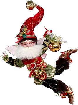 Mark Roberts Christmas Bells Fairy Small 10 Inches 51-45068 Christmas Decoration Holiday Decor Festive Ornaments Collectible