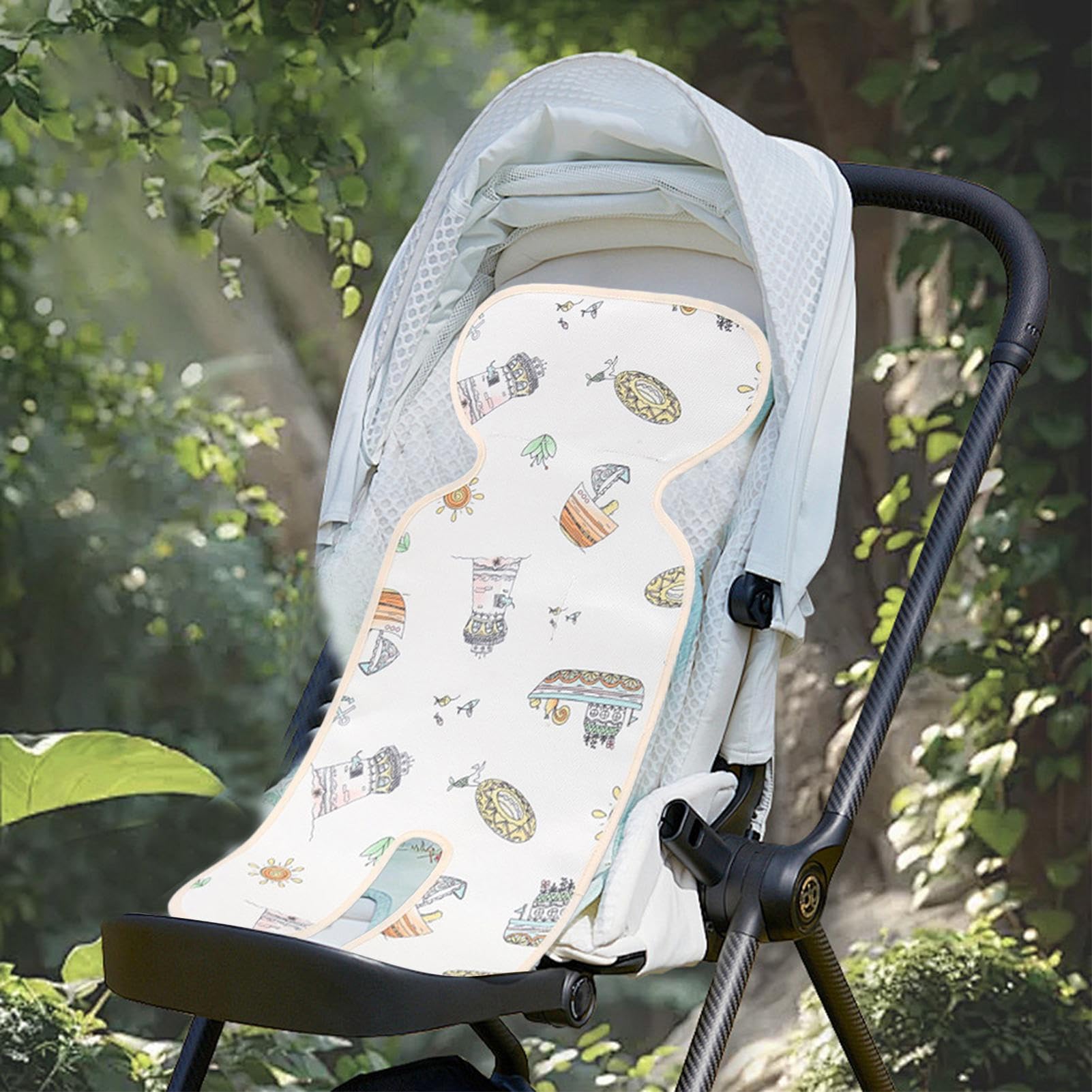 Raffreddatore Per Seggiolino Auto - Dispositivo Rinfrescante Per | Cuscino Soffice e Traspirante per Viaggio Casa Estate Caldo Estivo Comfort