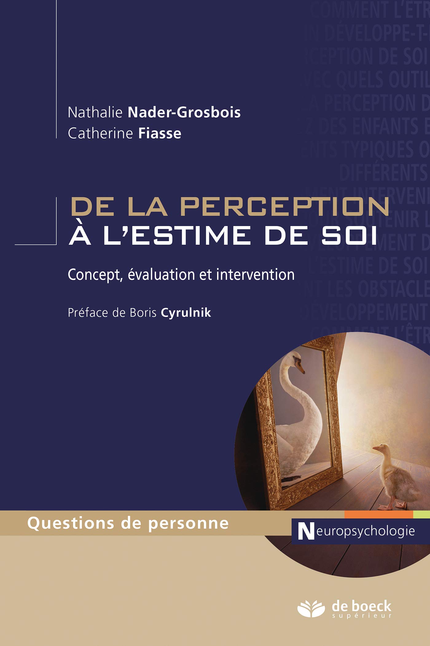 De la perception à l'estime de soi: Concept, évaluation et intervention