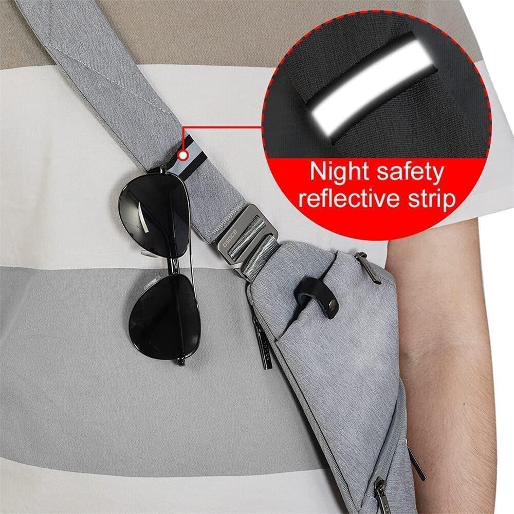 Lightweight Sling Bag, Anti Theft Crossbody Bags for Women Men Casual Shoulder Crossbody Sport Travel Hiking Bag - Image 5