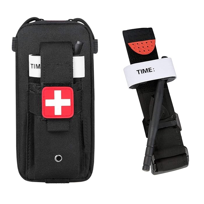 Buy IFAK Pouch Small Trauma Kit (Tourniquet + Pouch), Tourniquet Holder, Portable IFAK Medical
