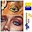 BINGBRUSH Colored Mascara Smudge-Proof, Long-Lasting, Volumizing & Lengthening Yellow Mascara,Vibrant,Waterproof Eye Makeup for Party & Daily Looks (03-Yellow & Blue)