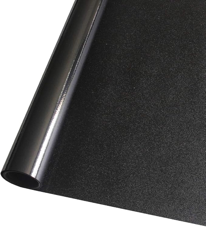 DUOFIRE Blackout Window Film Completely Light Blocking Privacy Window Film Room