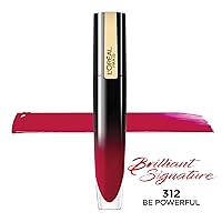 Vista 4 de L'Oréal Paris Lápiz labial brillante de la Colección Signature, Be Powerful, 0.21 fl oz.