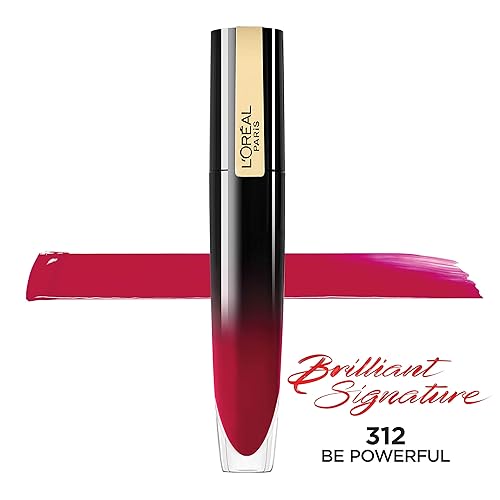 Miniatura 4 de L'Oréal Paris Lápiz labial brillante de la Colección Signature, Be Powerful, 0.21 fl oz.