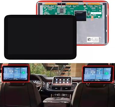 12.6" LCD Display in Rear Entertainment TV Headrest Back SEAT TV for 2021-2023 Chevy Suburban GMC Yukon XL Cadillac Escalade 2021-2024 85100044