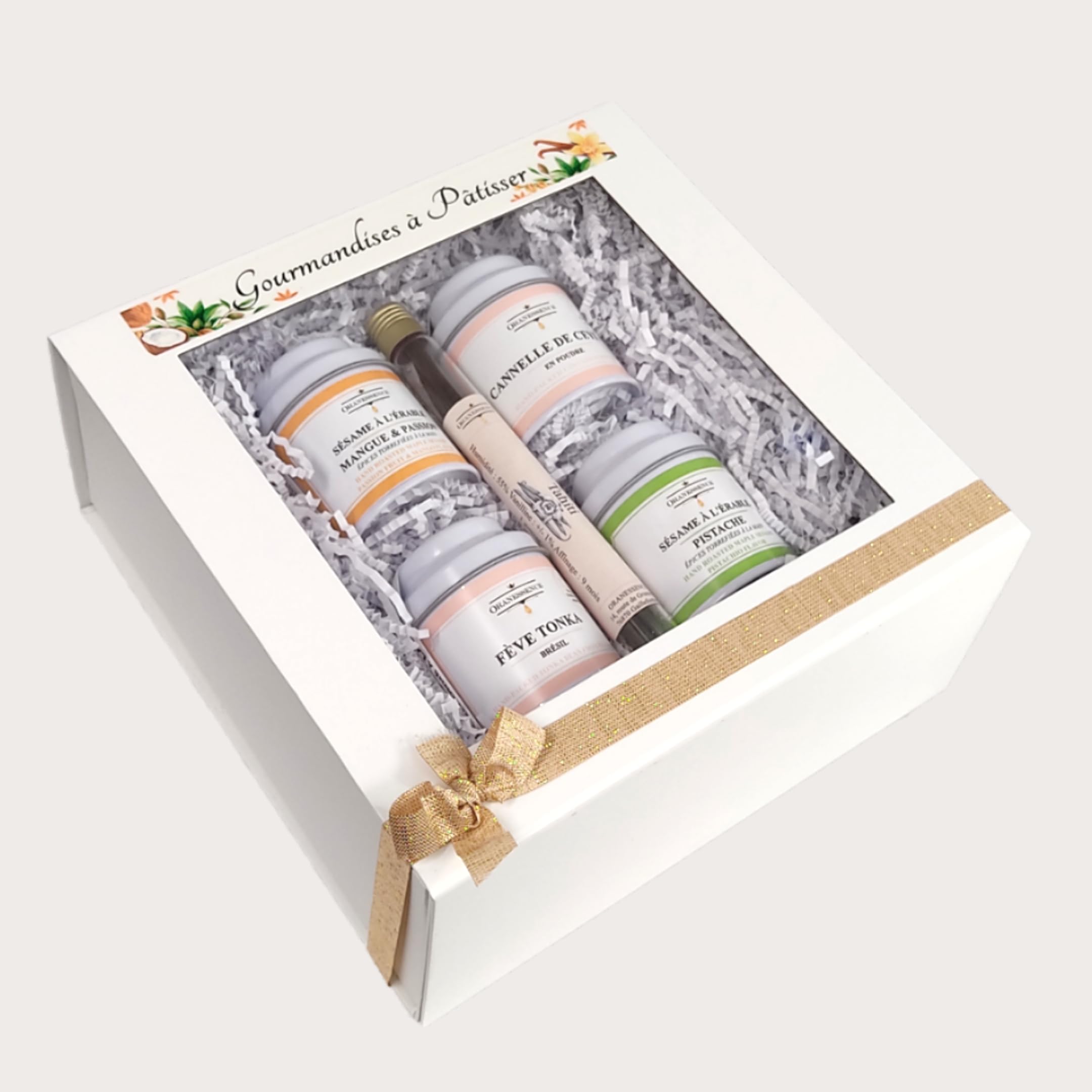 Coffret cadeau - GOURMANDISES À PÂTISSER - Fabriqué à la main en Normandie - non irradié