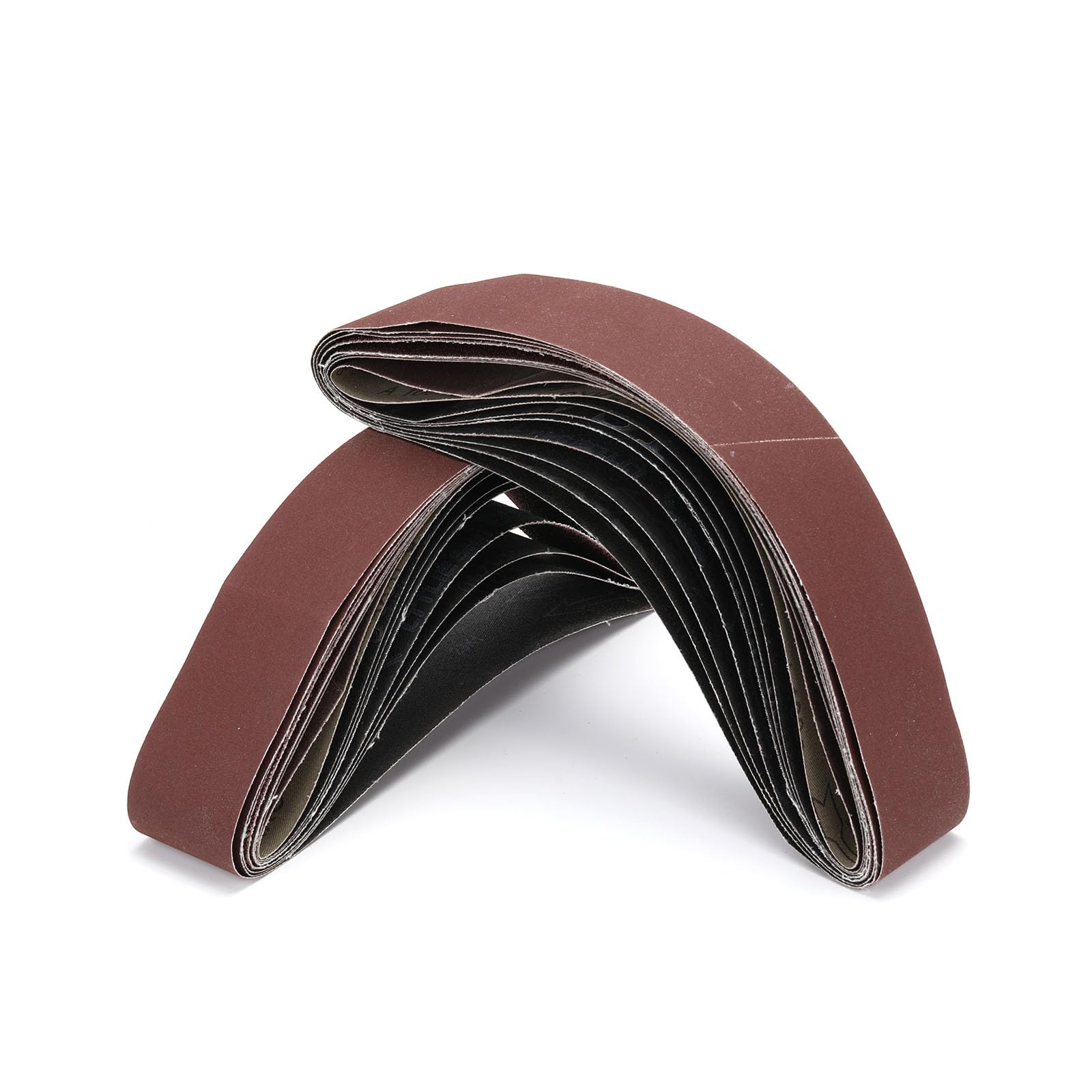 10 Stück Schleifbänder 50mm x 686mm Korn P60 Gewebe Schleifbänder Schleifband Gewebebänder Bandschleifer BOHRFUX
