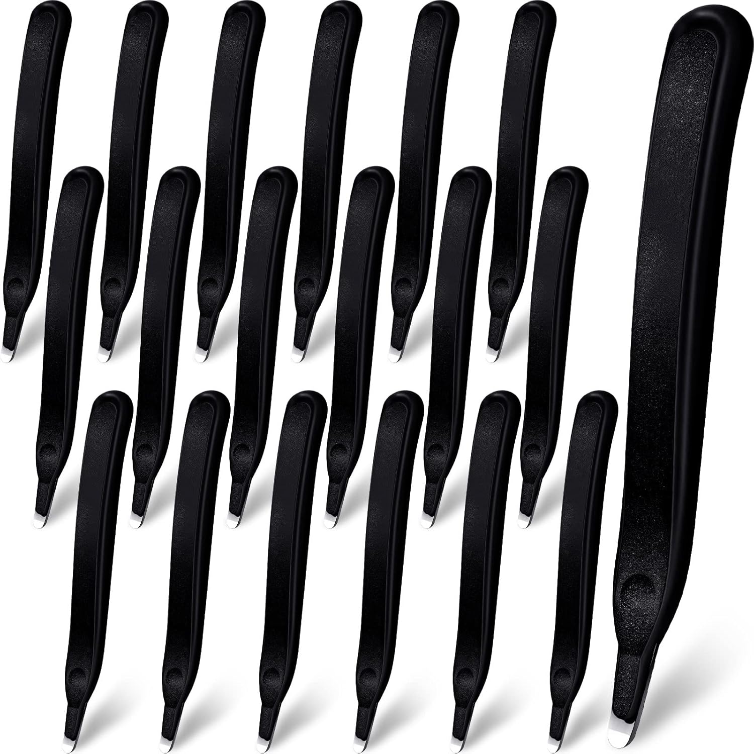 24 Pcs Magnetic Staple Remover Bulk Staple Remover Puller Removing Pen Operation Christmas Tool Gifts Rubberized Office School Gift(Black)