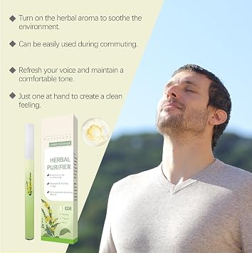 Mullein Herbal Diffuser Pen - with Natural Extract - For Lung Cleansing and Respiratory Comfort