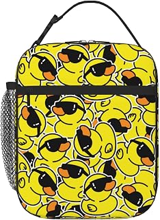 Cool Duck Funny Lunch Bag Insulated Reusable Lunch Box Lunch Tote Lunchbox Portable Bento Bags For Men Women Office Work Travel Picnic Camping