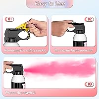 Vista 6 de Extintor de incendios de revelación de género, 1 lanzador rosa, 1 lanzador azul