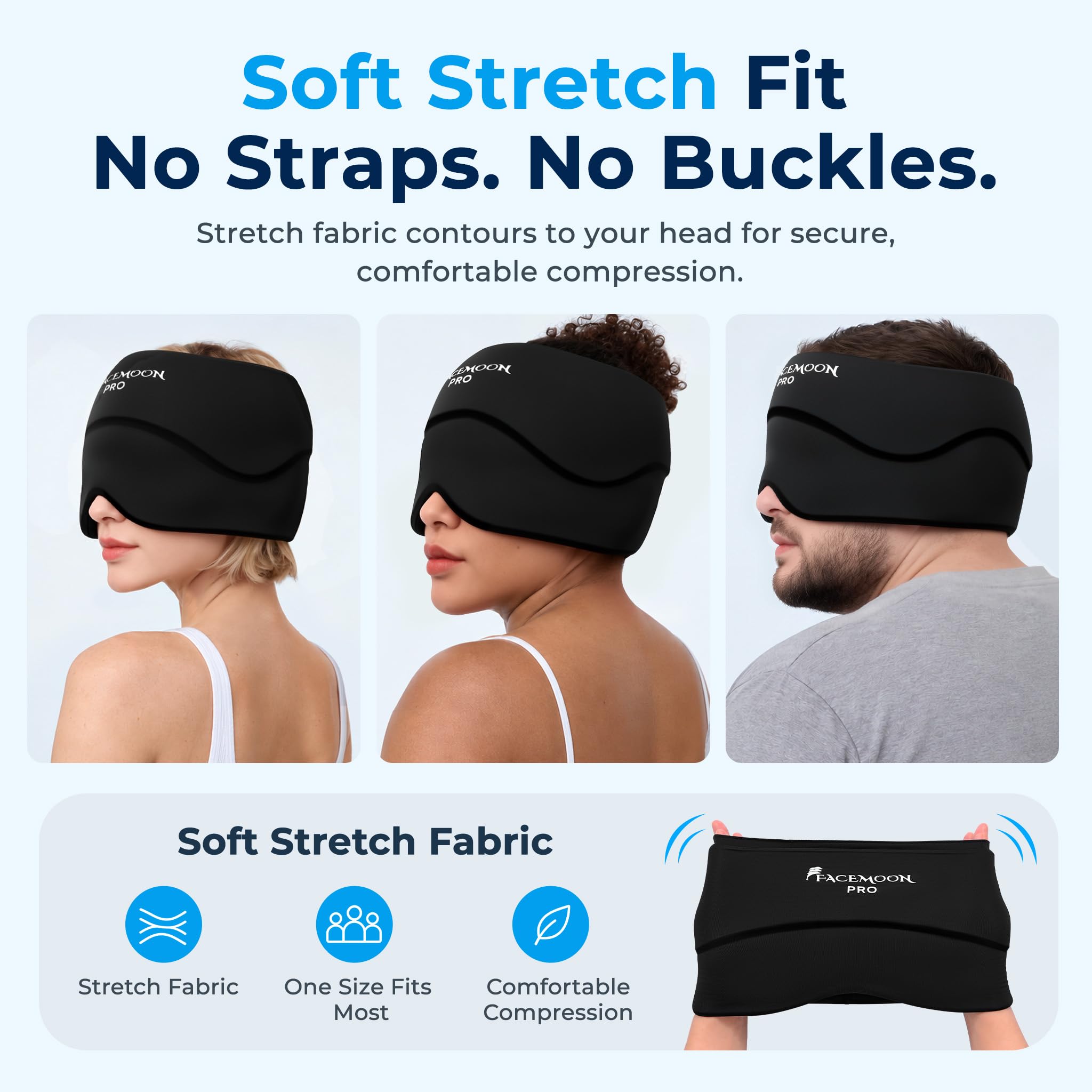 Migraine Relief Cap PRO: ContourRelief™ Extra Cooling Headache Hat Ice Pack — Amazon image 7