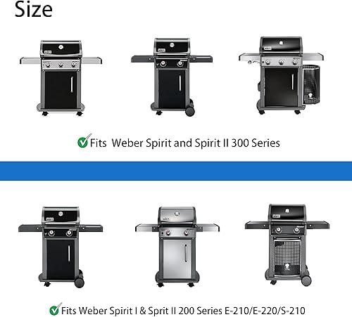 Miniatura 15 de Parrilla 7566 Piezas de repuesto de plancha de hierro fundido para Weber Genesis, plancha para parrilla Weber Genesis Serie 300 Genesis E-310 E-320