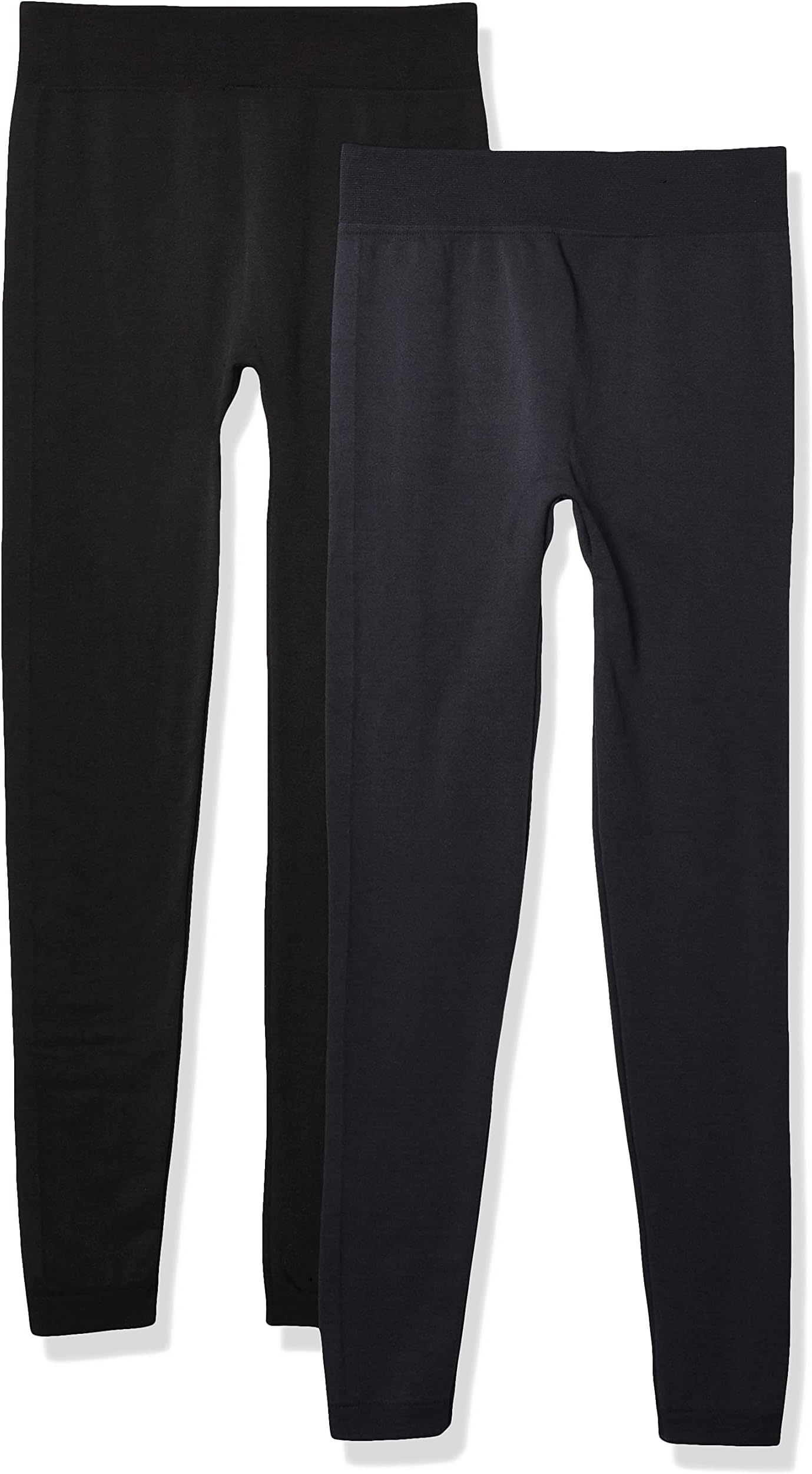K. Bell Women's 2 Pack Soft and Warm Fleece Lined Leggings
