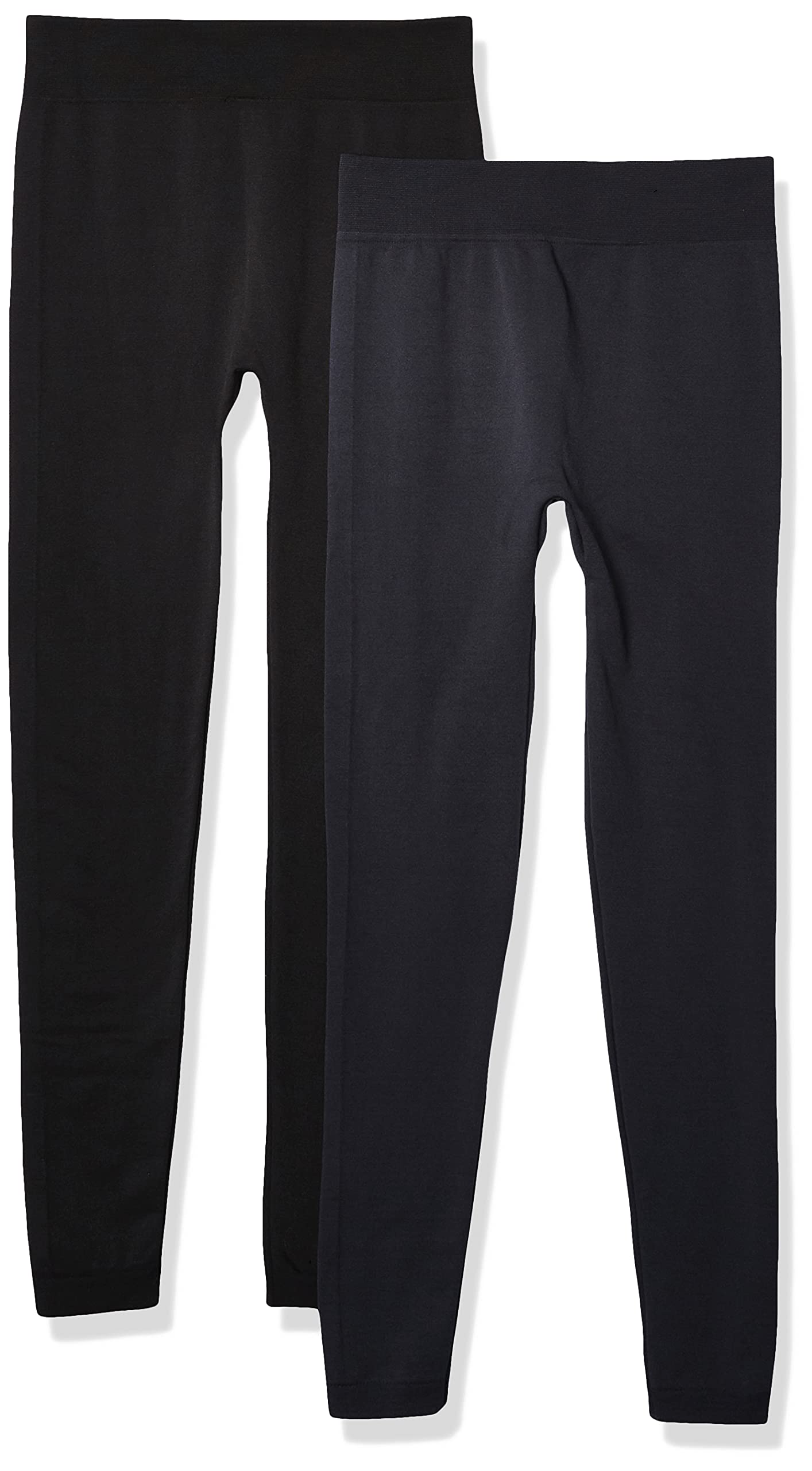 K. Bell Women's 2 Pack Soft and Warm Fleece Lined Leggings