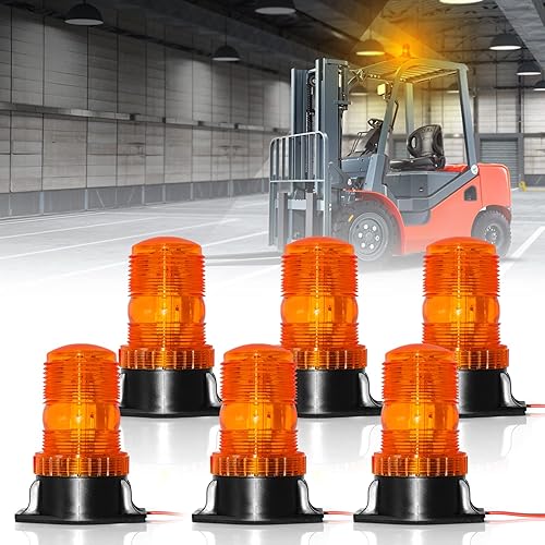30 LED Amber Forklift Strobe Light 30W Vehicle Roof Safety