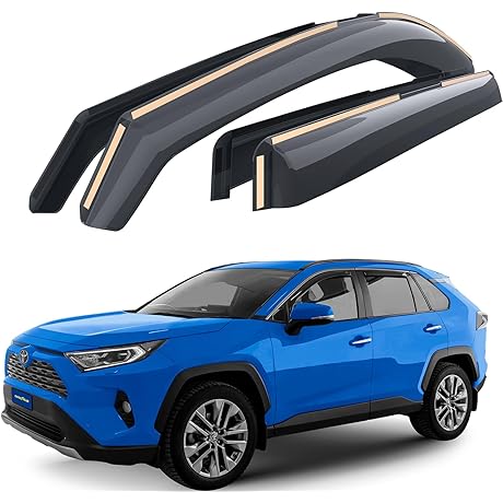 Goodyear Shatterproof in-Channel Window Deflectors For Toyota RAV4 2019-2024