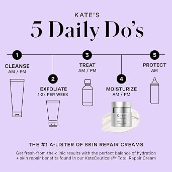 Kate Somerville KateCeuticals Total Repair Cream Advanced Anti-Aging Moisturizer, Visibly Reduces Wrinkles & Fine Lines, 1 Fl Oz