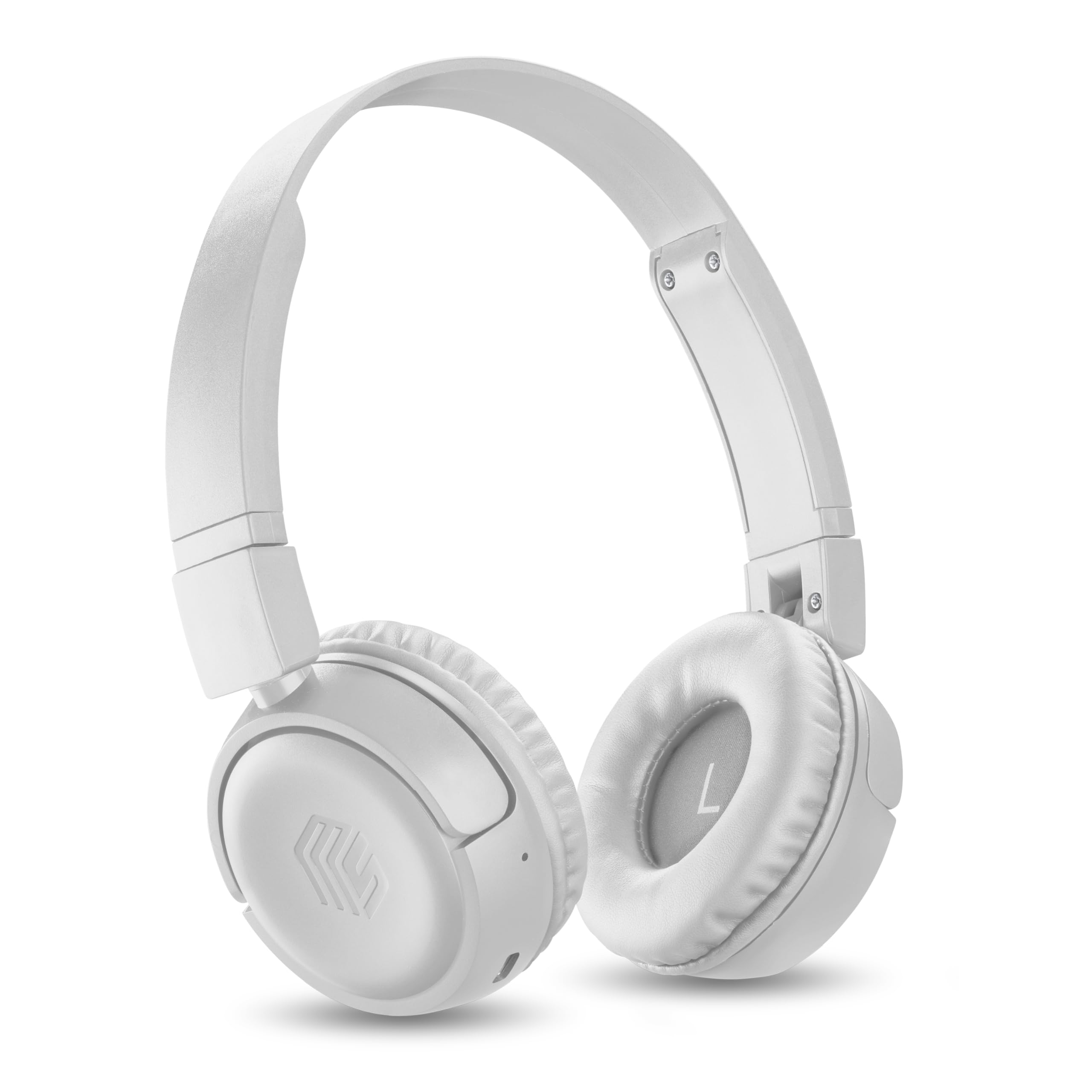 Music Sound - VIBED – Cuffia Bluetooth con Padiglioni Girevoli e Pieghevoli – Archetto imbottito per Massimo Comfort di Utilizzo – Play Time 35 Ore – Grigio