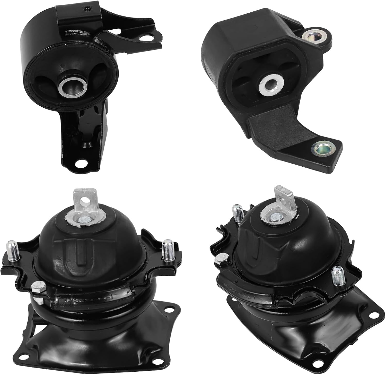 4pcs Engine Motor Mount & Transmission Mount, for Honda Odyssey 3.5L 5 Speed Auto Trans (2011-2013), Replace# A4575EL A4587 A65017EL A65015