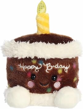 Aurora Adorable Palm PalsTM Choco Bday CakeTM Stuffed Animal - Fun Collectible Plush for Kids and Adult Collectors - Perfect for Decorating Rooms and Birthday Gifts - Brown 5 Inches