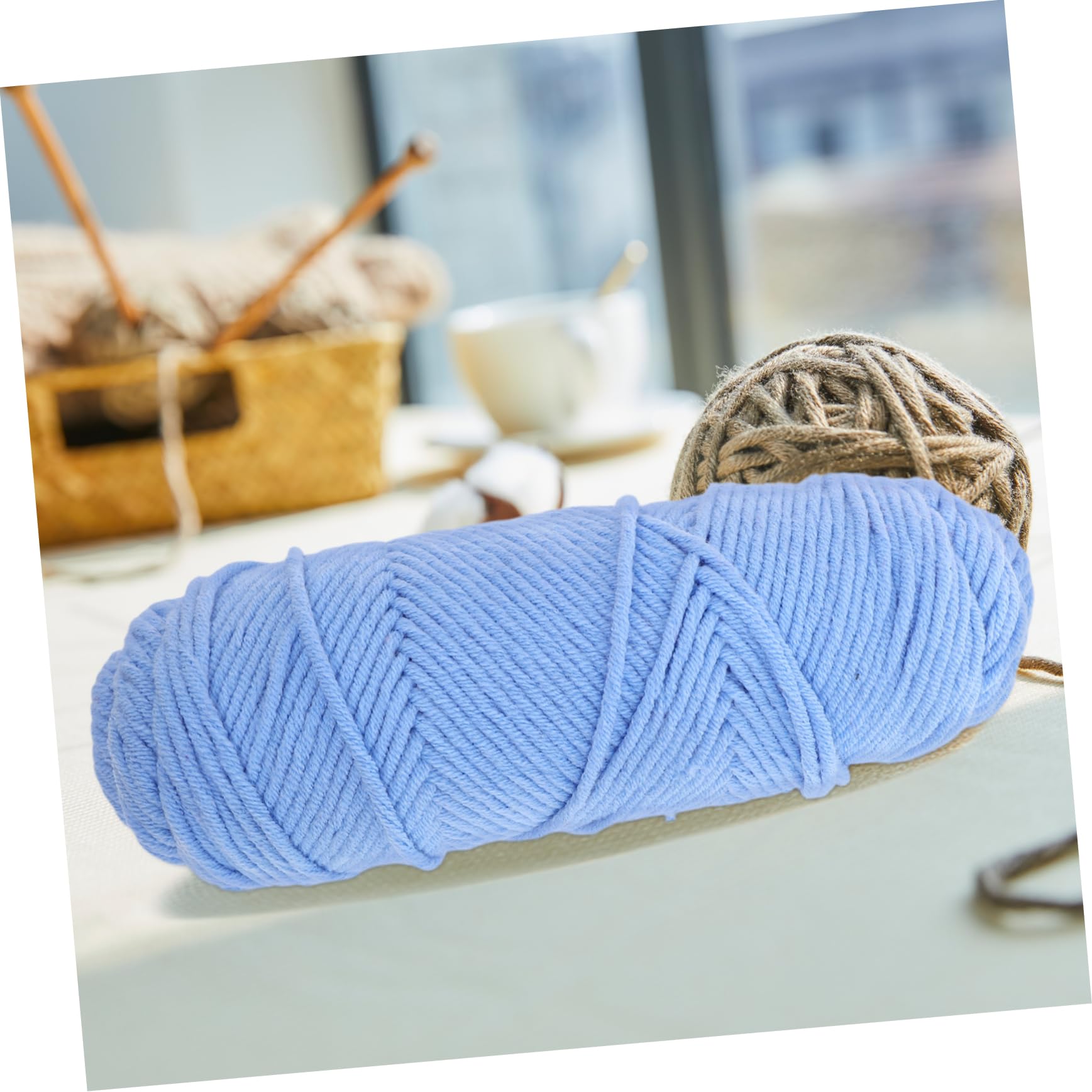 Yarn in Cotone 8 Capi, 7 Pezzi, Filato Morbido per Uncinetto