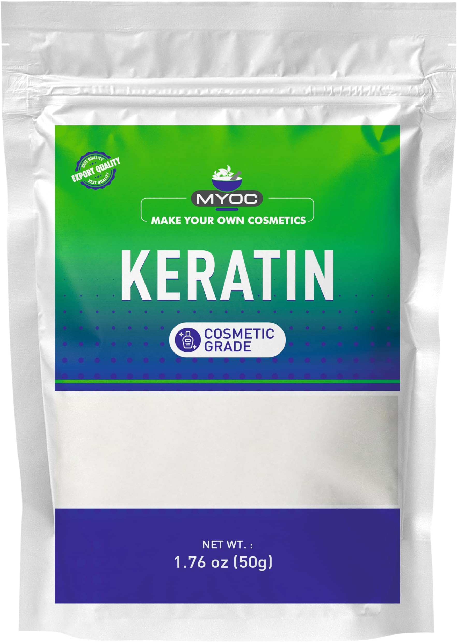 Keratin Powder – 50 Gm, Pure Powder for Hair Mask, Shampoo, Keratin for Nail Care & Hair Care Products